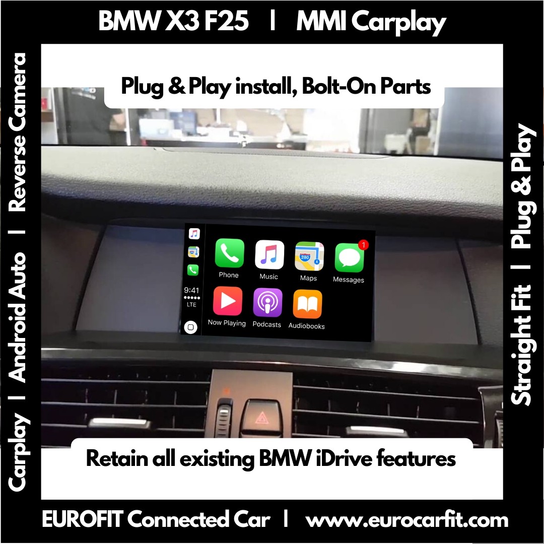 Как подключить apple carplay bmw x3